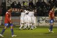 El derbi provincial entre La Roda y Albacete termin� con victoria de los blancos (1-3)