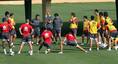 Primer partidillo de entrenamiento del Albacete Balompi�