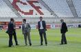 Fernando Hierro visita la Nueva Condomina