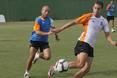 Entrenamiento del FC Cartegena a un d�a del partido con el Girona